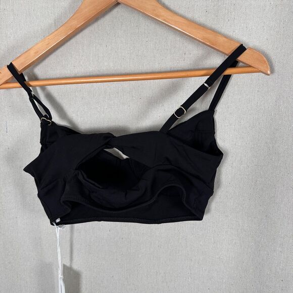 Vitamin A Swim Top Black Size Large - Picture 6 of 8
